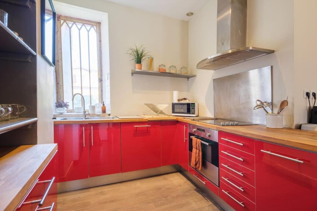 Appartement Avec Son Patio Dans Centre Historique De Bourg Eksteriør billede